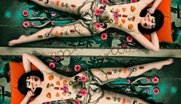 Prime Minister's daughter poses nude with food