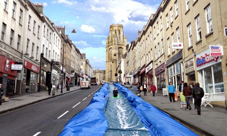 Bristol water slide project to go ahead this Sunday
