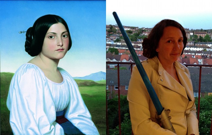 Hacking cultural tourism with “selfie” reenactments of digital heritage