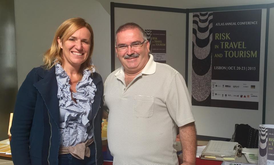 Roberta Garibaldi and Carlos Fernandes, members of IGCAT’s board, participates in the ATLAS Annual Conference