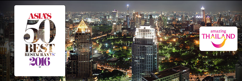 Thailand makes its debut as host of Asia’s 50 Best Restaurant 2016 awards in February
