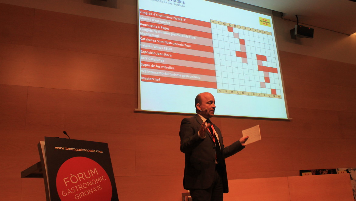 Catalonia presents European Region of Gastronomy 2016 programme at Fòrum Gastronomic Girona