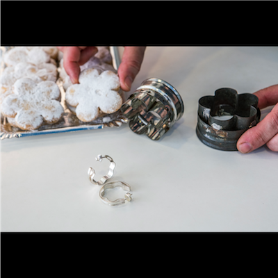 Pastisset flower biscuit cutter earrings_Menorca_2 Pastisset flower biscuit cutter earrings_Menorca_2