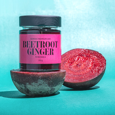 Nokiakka Carrot–Ginger and Beetroot–Ginger Jams_Saimaa 2024_1 Nokiakka Carrot–Ginger and Beetroot–Ginger Jams_Saimaa 2024_1