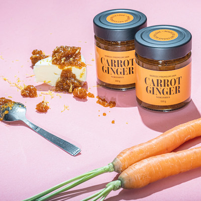 Nokiakka Carrot–Ginger and Beetroot–Ginger Jams_Saimaa 2024_2 Nokiakka Carrot–Ginger and Beetroot–Ginger Jams_Saimaa 2024_2