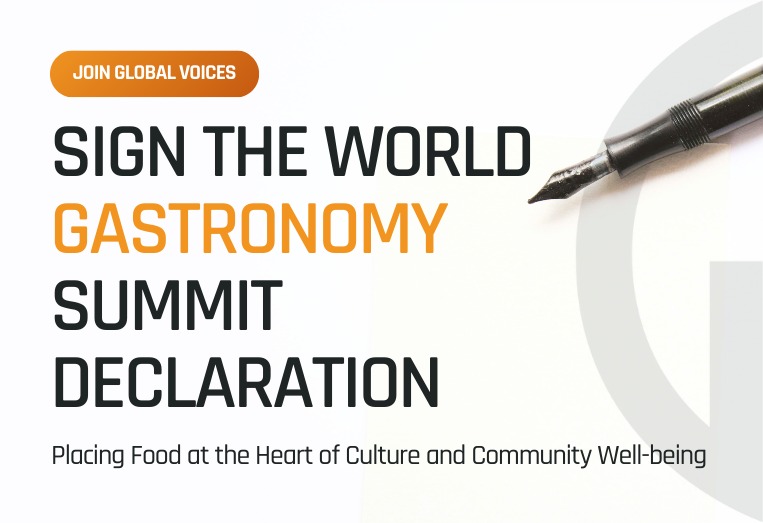 Support the Declaration on Food at the Heart of Cultural Policy and Community Well-being