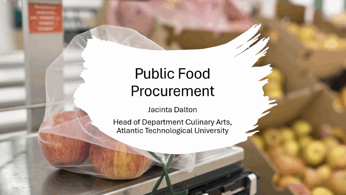 Rethinking Public Food Procurement for a Sustainable Future