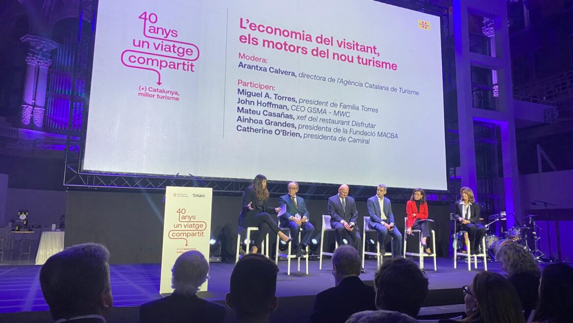 IGCAT at the 40th Anniversary of Catalan Tourism